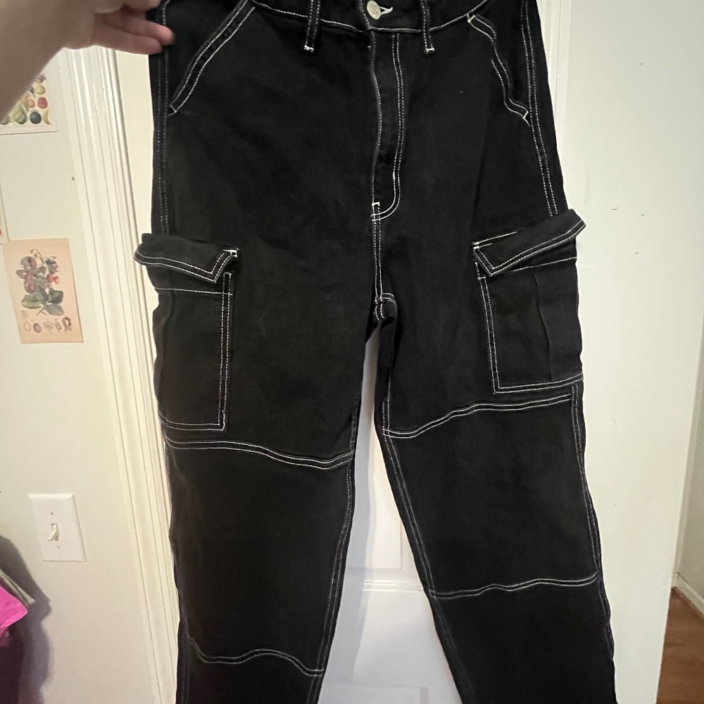 Black Cargo Pants